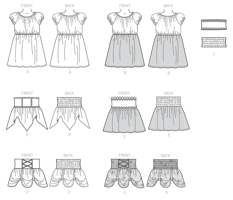McCall's Sewing Pattern Children's/Girls' Fairy, Witch, Pirate, Angel and Character Costumes (PDF) 8 McCall's Sewing Pattern Children's/Girls' Fairy, Witch, Pirate, Angel and Character Costumes (PDF)