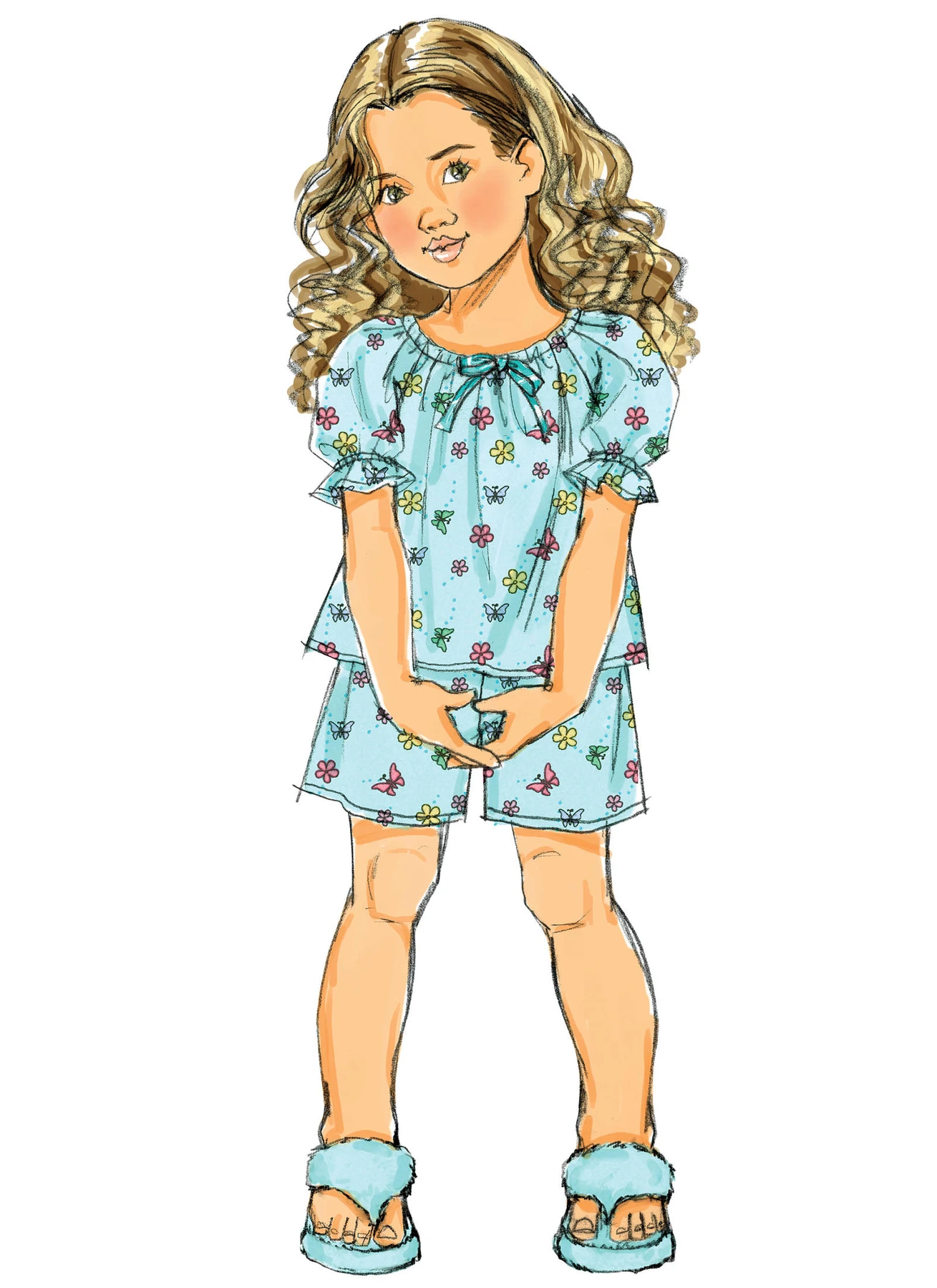 Butterick Sewing Pattern Children's/Girls' Raglan Sleeve Tops, Shorts, Pants and Gowns (PDF) 4 Butterick Sewing Pattern Children's/Girls' Raglan Sleeve Tops, Shorts, Pants and Gowns (PDF)