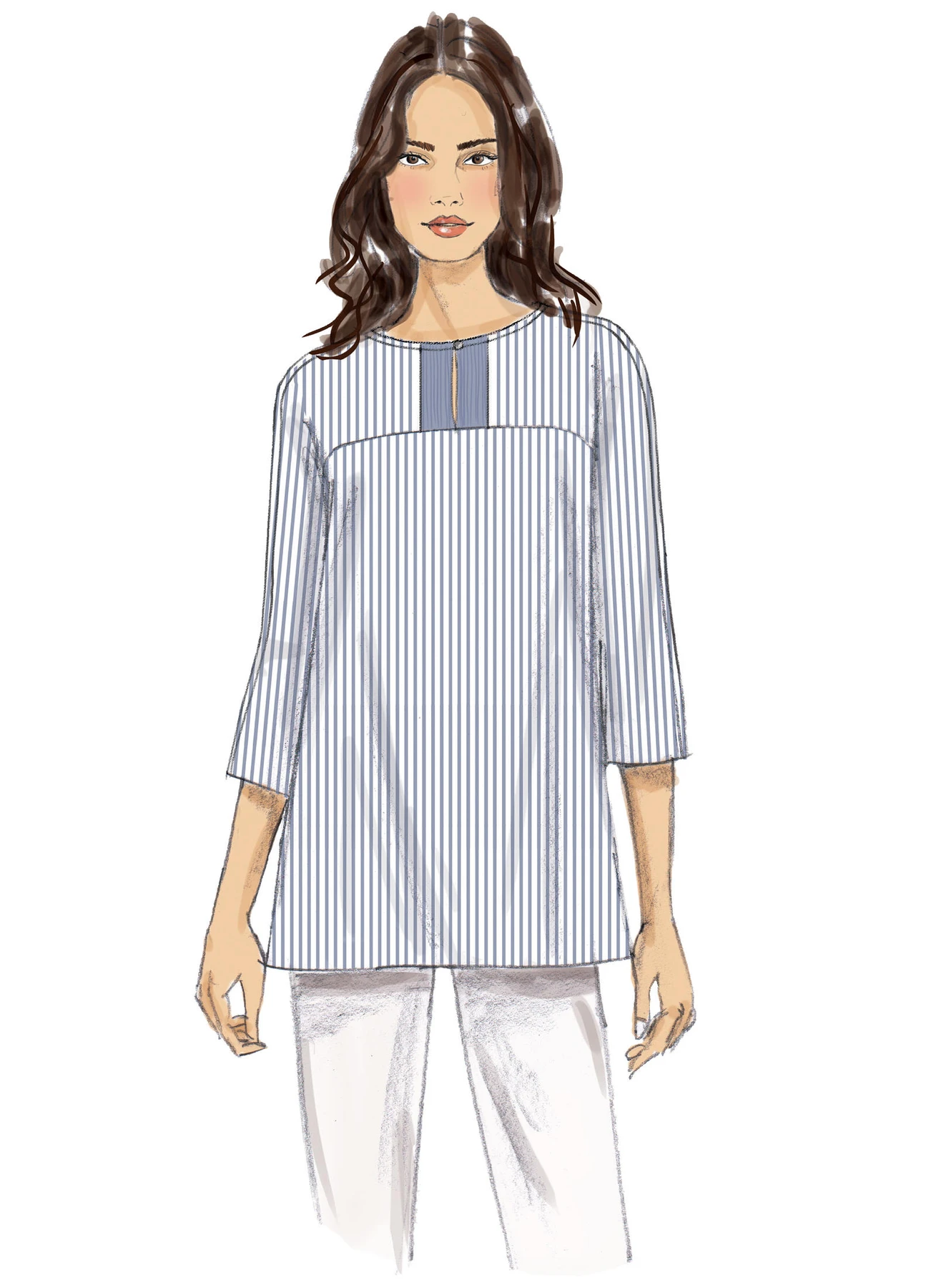 Butterick Sewing Pattern Misses' Button-Closure Tunics with Yokes (PDF) 3 Butterick Sewing Pattern Misses' Button-Closure Tunics with Yokes (PDF)