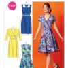 McCall's Sewing Pattern Misses' Wrap Dresses and Belt (PDF)