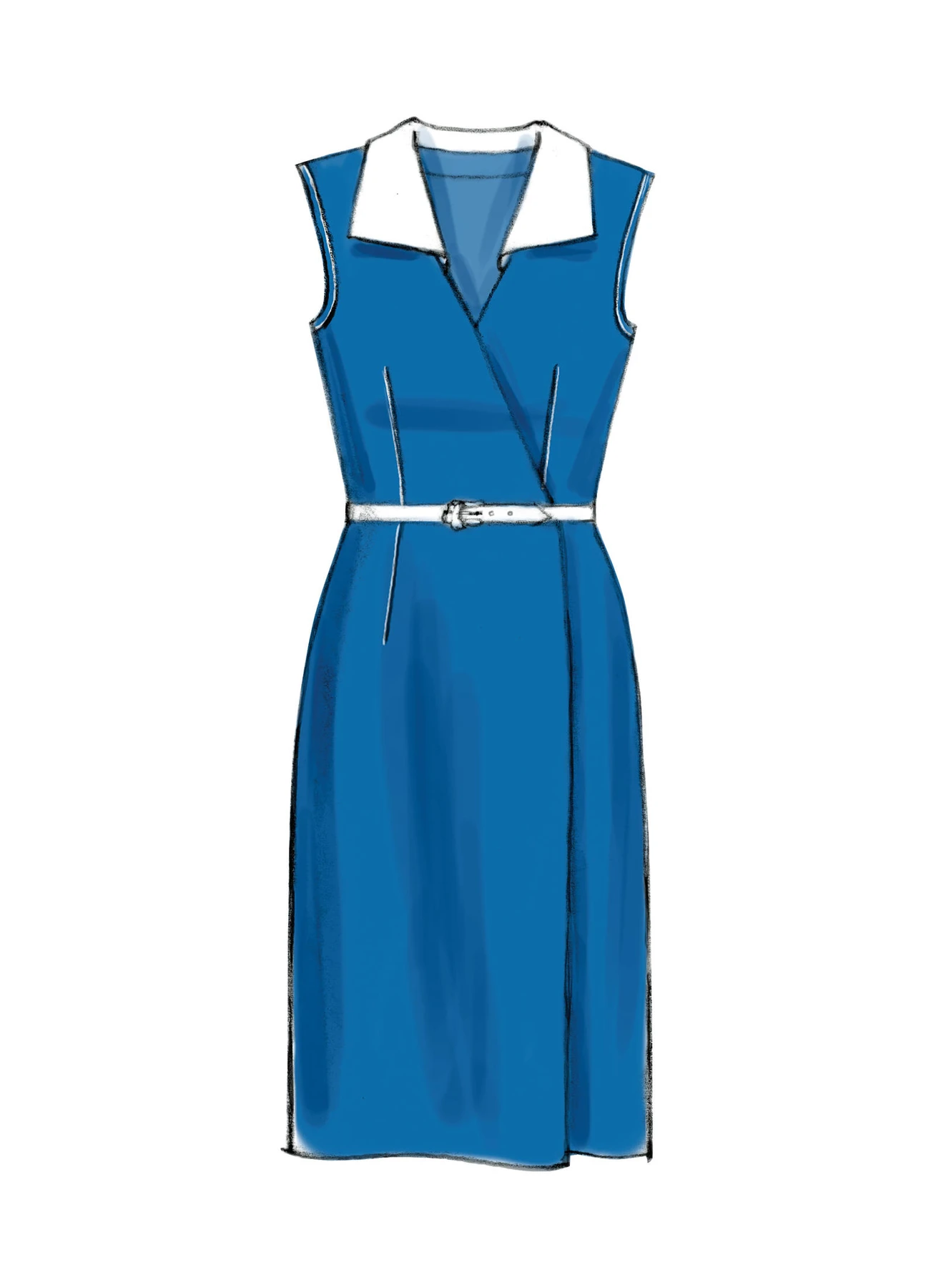 McCall's Sewing Pattern Misses' Wrap Dresses and Belt (PDF) 3 McCall's Sewing Pattern Misses' Wrap Dresses and Belt (PDF)
