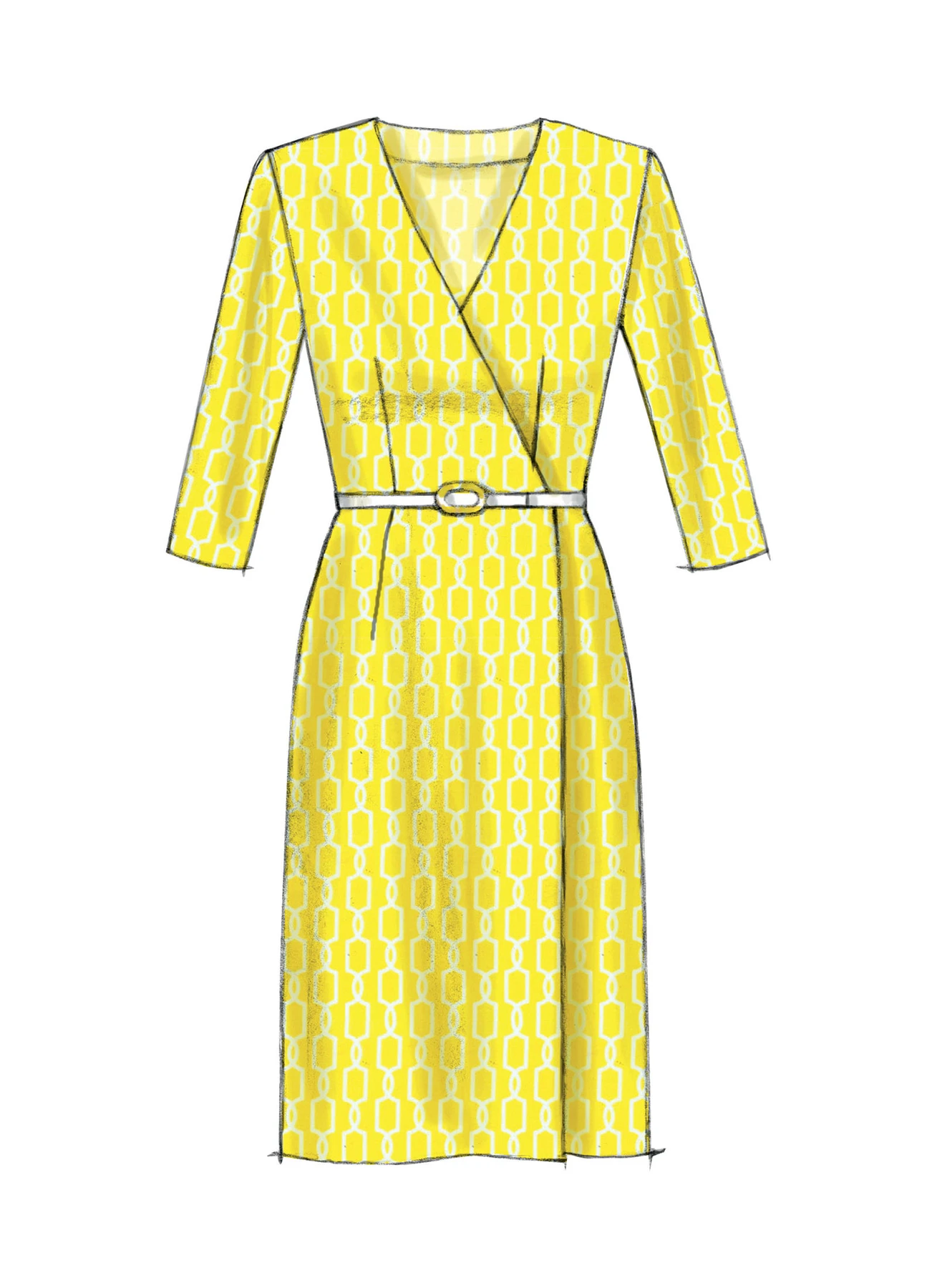 McCall's Sewing Pattern Misses' Wrap Dresses and Belt (PDF) 5 McCall's Sewing Pattern Misses' Wrap Dresses and Belt (PDF)