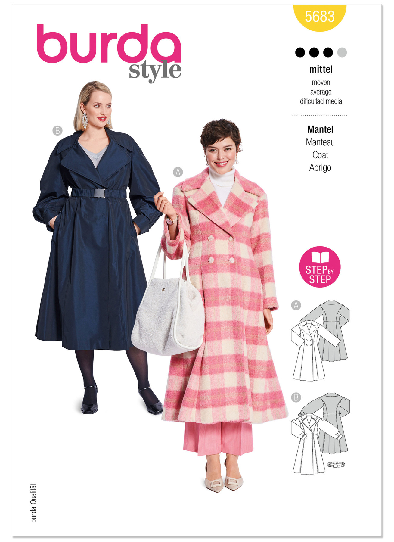 Burda Style Pattern 5683 Misses' Coats
