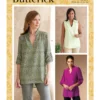Butterick Sewing Pattern Misses' & Women's Tucked Or Gathered Top