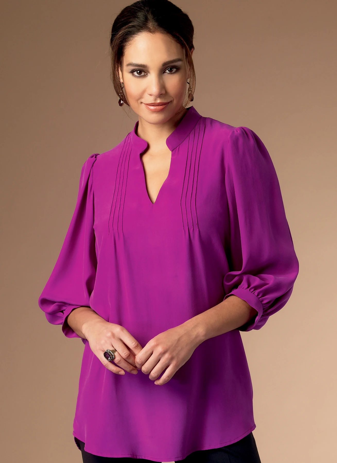 Butterick Sewing Pattern Misses' & Women's Tucked Or Gathered Top 4 Butterick Sewing Pattern Misses' & Women's Tucked Or Gathered Top