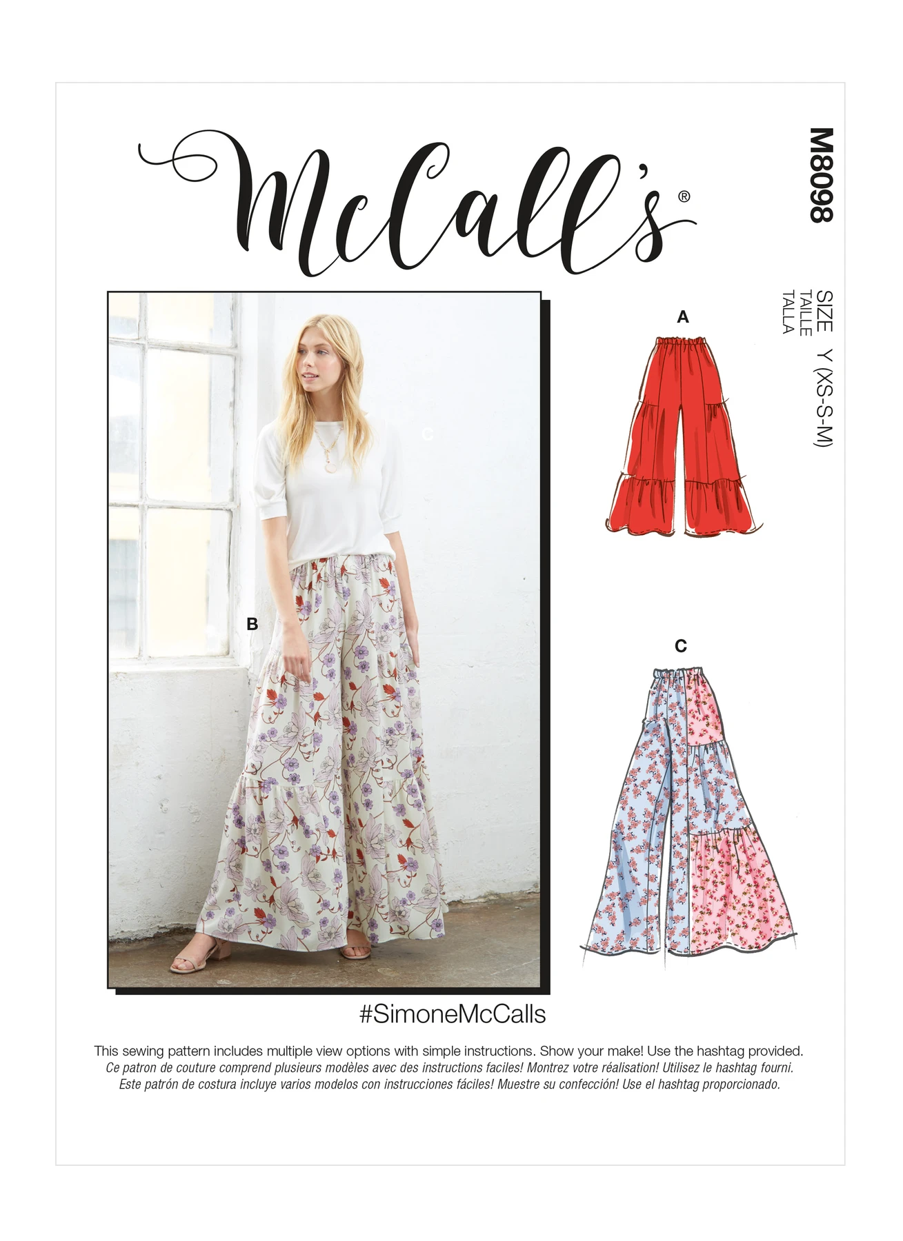 McCall's Sewing Pattern Misses' Pants (PDF) 1 McCall's Sewing Pattern Misses' Pants (PDF)