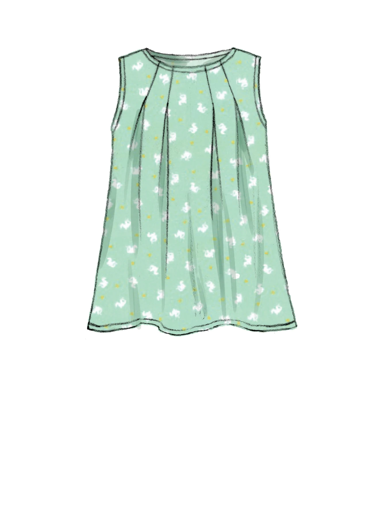 McCall's Sewing Pattern Children's/Girls' Tops, Dresses and Leggings 6 McCall's Sewing Pattern Children's/Girls' Tops, Dresses and Leggings