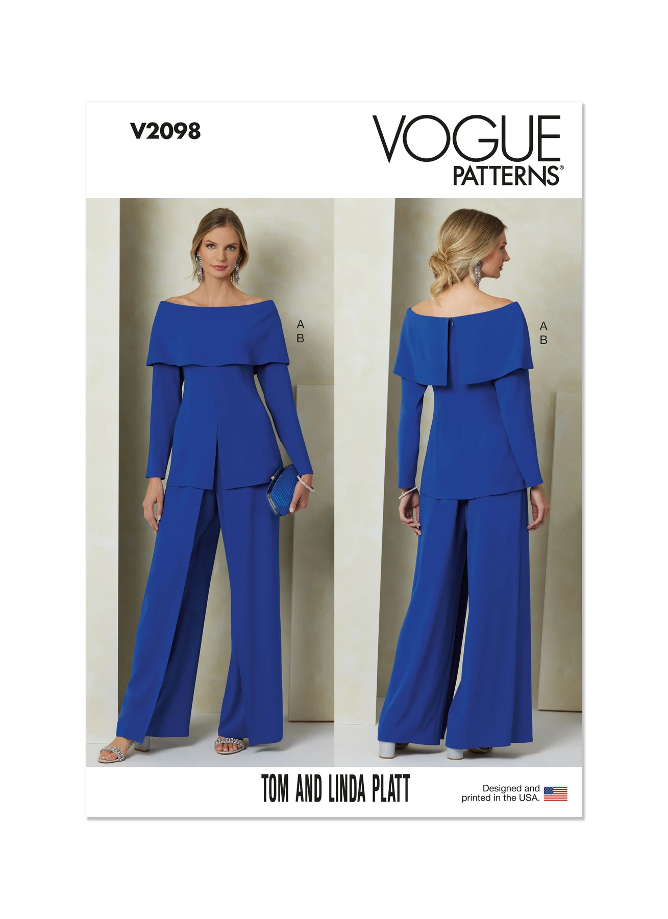 Vogue Patterns Misses' Top and Pants by Tom And Linda Platt 1 Vogue Patterns Misses' Top and Pants by Tom And Linda Platt