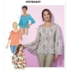 Butterick Sewing Pattern Misses' Gathered, Raglan Sleeve Tops 14 Butterick Sewing Pattern Misses' Gathered, Raglan Sleeve Tops