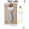 McCall's Sewing Pattern 1980s Misses' Top and Skirt by Laura Ashley (PDF)