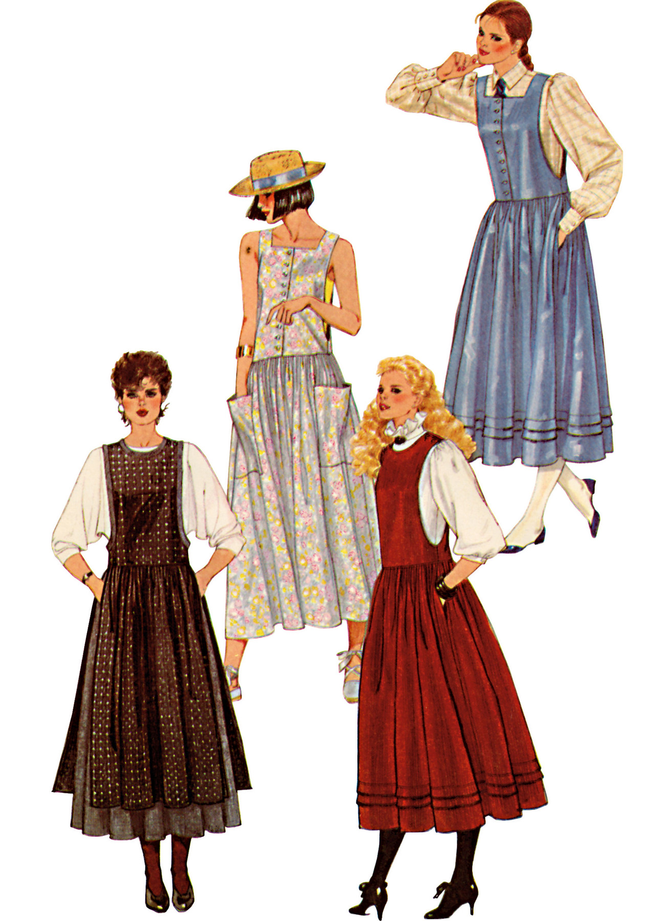 Simplicity Sewing Pattern 1960s Misses' Jumpers in Two Lengths (PDF) 2 Simplicity Sewing Pattern 1960s Misses' Jumpers in Two Lengths (PDF)