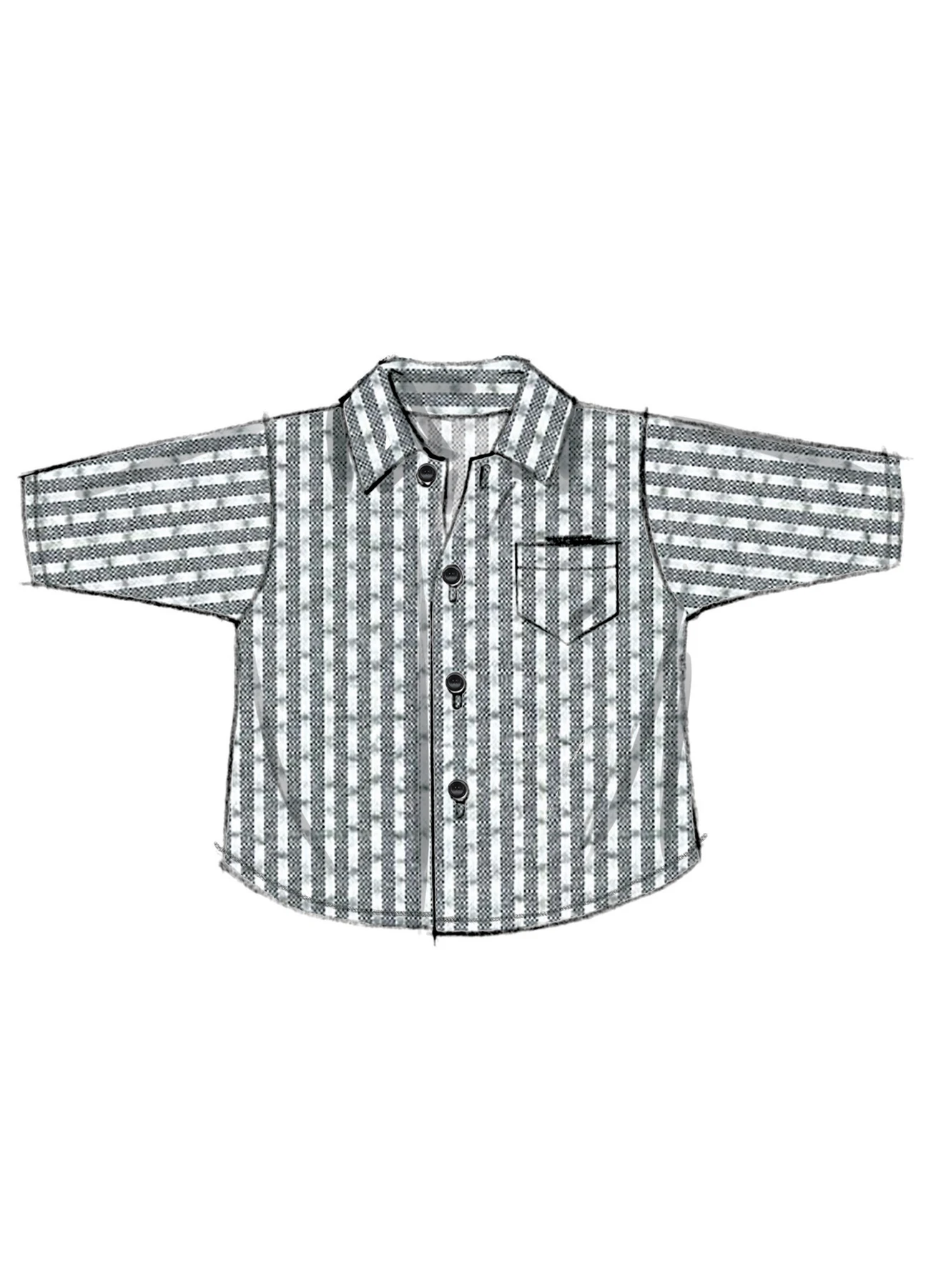 Butterick Sewing Pattern Babies' Shirts, T-Shirt, Pants and Hat 4 Butterick Sewing Pattern Babies' Shirts, T-Shirt, Pants and Hat