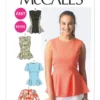 McCall's Sewing Pattern Misses'/Miss Petite Fit and Flare Tops (PDF) 10 McCall's Sewing Pattern Misses'/Miss Petite Fit and Flare Tops (PDF)