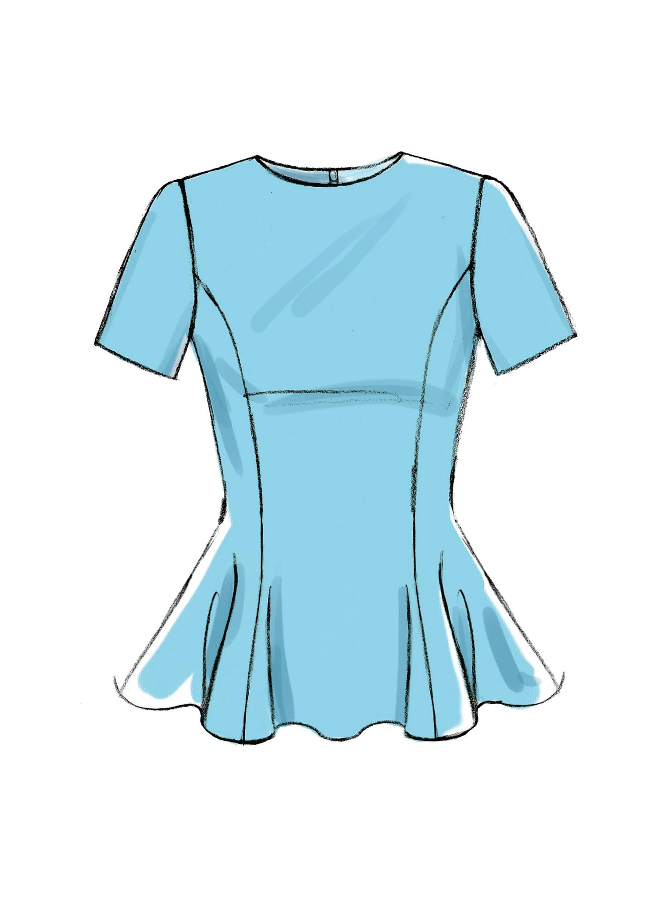 McCall's Sewing Pattern Misses'/Miss Petite Fit and Flare Tops (PDF) 4 McCall's Sewing Pattern Misses'/Miss Petite Fit and Flare Tops (PDF)