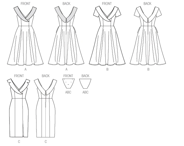 Butterick Sewing Pattern Misses'/Misses' Petite/Women's/Women's Petite Shawl Collar Dresses (PDF) 10 Butterick Sewing Pattern Misses'/Misses' Petite/Women's/Women's Petite Shawl Collar Dresses (PDF)