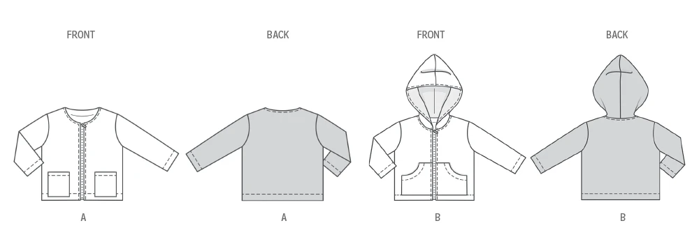 Burda Style Pattern 9188 Toddler's Jackets 9 Burda Style Pattern 9188 Toddler's Jackets