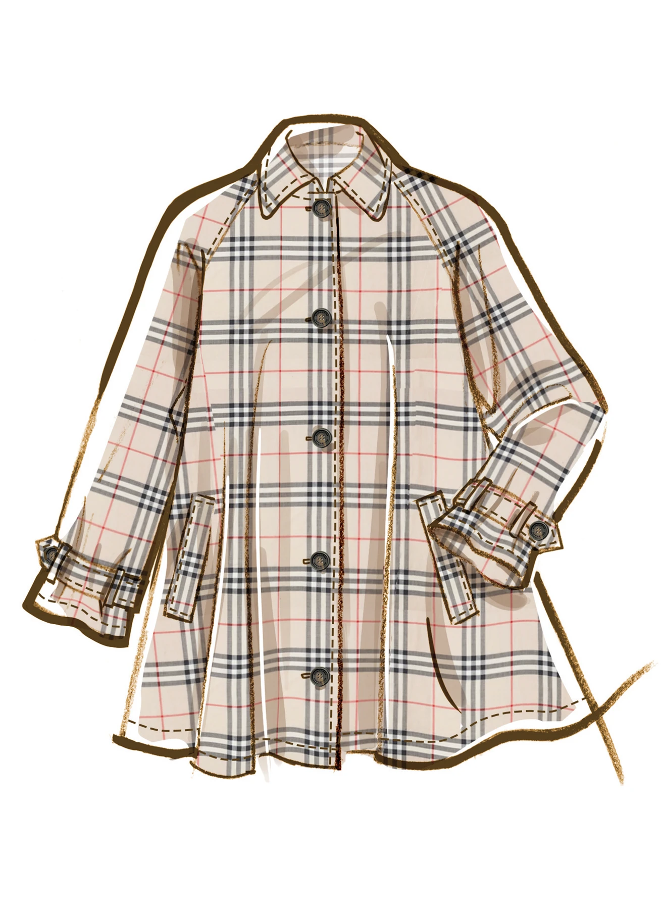 McCall's Sewing Pattern Misses' Trench Coat in Three Lengths with Optional Hood (PDF) 3 McCall's Sewing Pattern Misses' Trench Coat in Three Lengths with Optional Hood (PDF)