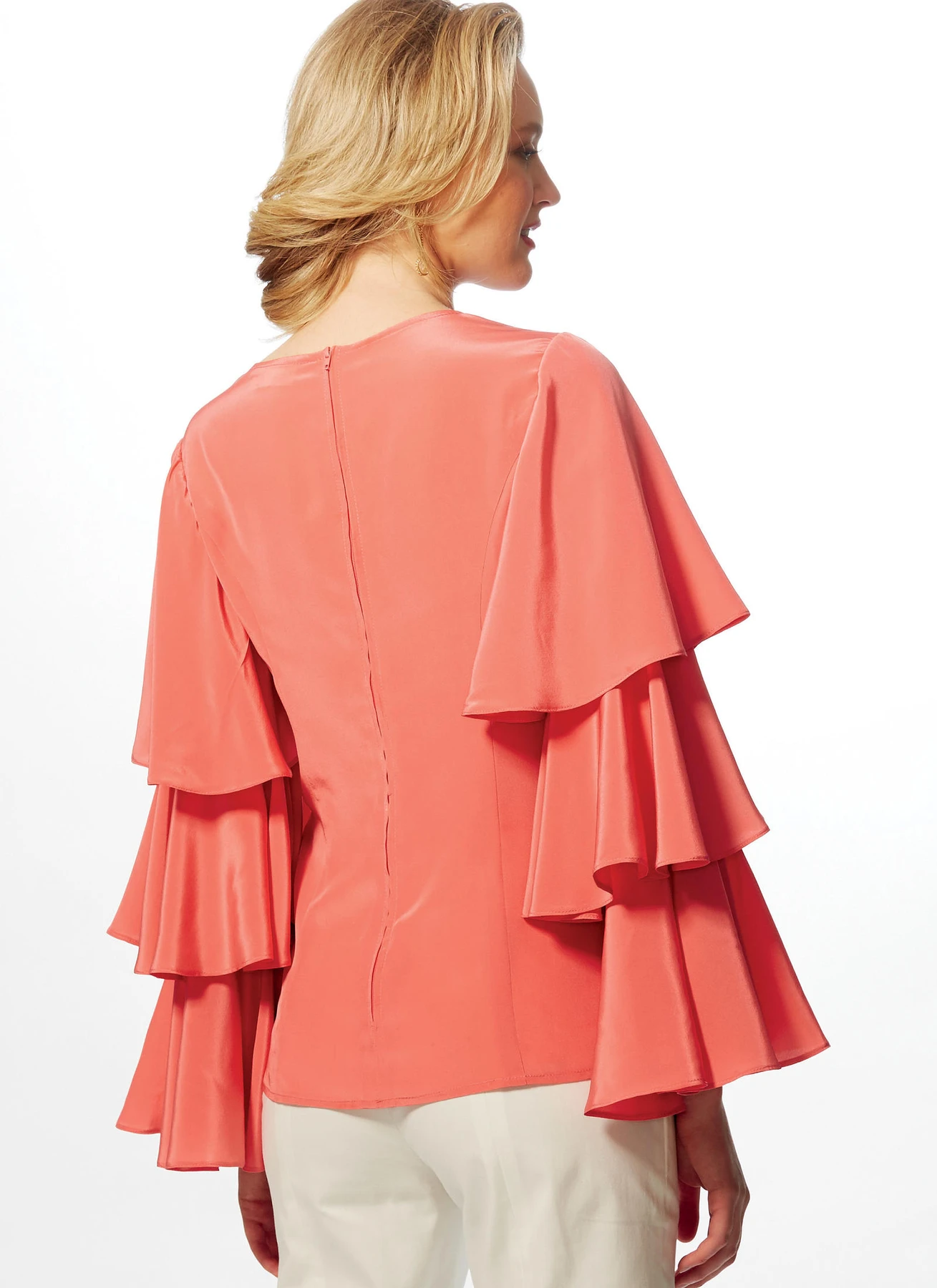 Vogue Patterns Misses' Princess Seam Tops with Flared Sleeve Variations 9 Vogue Patterns Misses' Princess Seam Tops with Flared Sleeve Variations