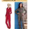 Butterick Sewing Pattern Misses' Jumpsuit, Sash and Belt (PDF)