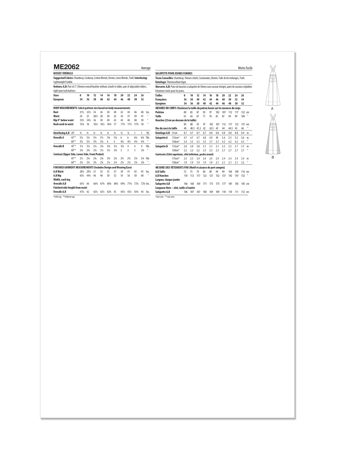 Know Me Sewing Pattern Misses' Overalls by Alisha Grace 6 Know Me Sewing Pattern Misses' Overalls by Alisha Grace