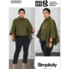 Simplicity Sewing Pattern Misses' Cape By Mimi G Style (PDF)