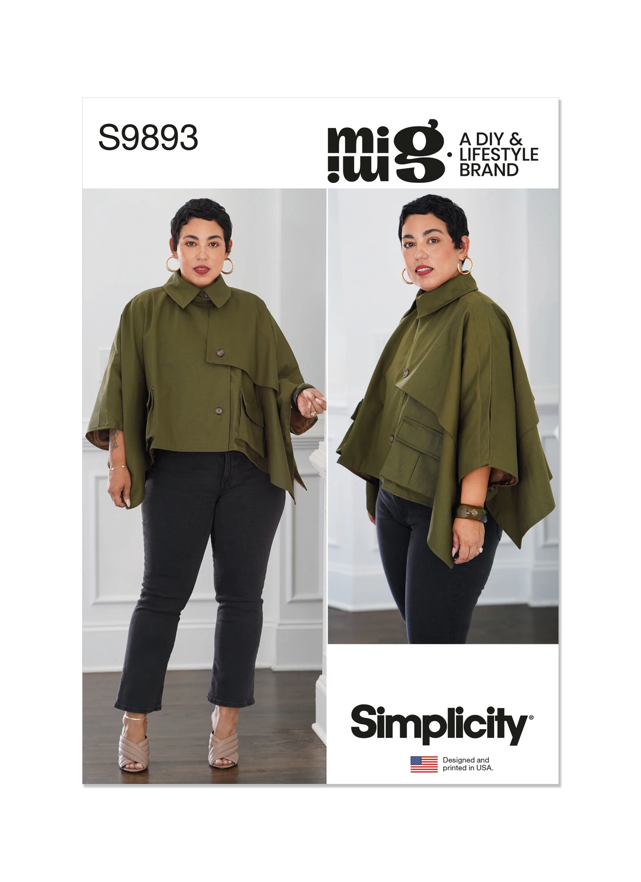 Simplicity Sewing Pattern Misses' Cape By Mimi G Style (PDF) 1 Simplicity Sewing Pattern Misses' Cape By Mimi G Style (PDF)