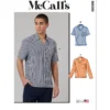 McCall's Sewing Pattern Men's Top with Sleeve Variations (PDF)