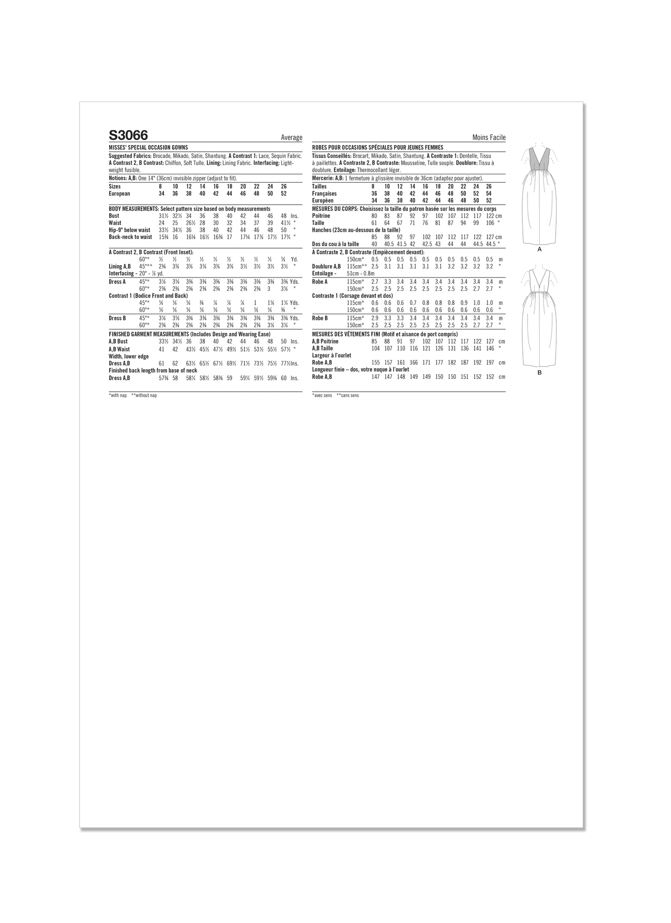 Simplicity Sewing Pattern Misses' Special Occasion Gowns (PDF) 6 Simplicity Sewing Pattern Misses' Special Occasion Gowns (PDF)
