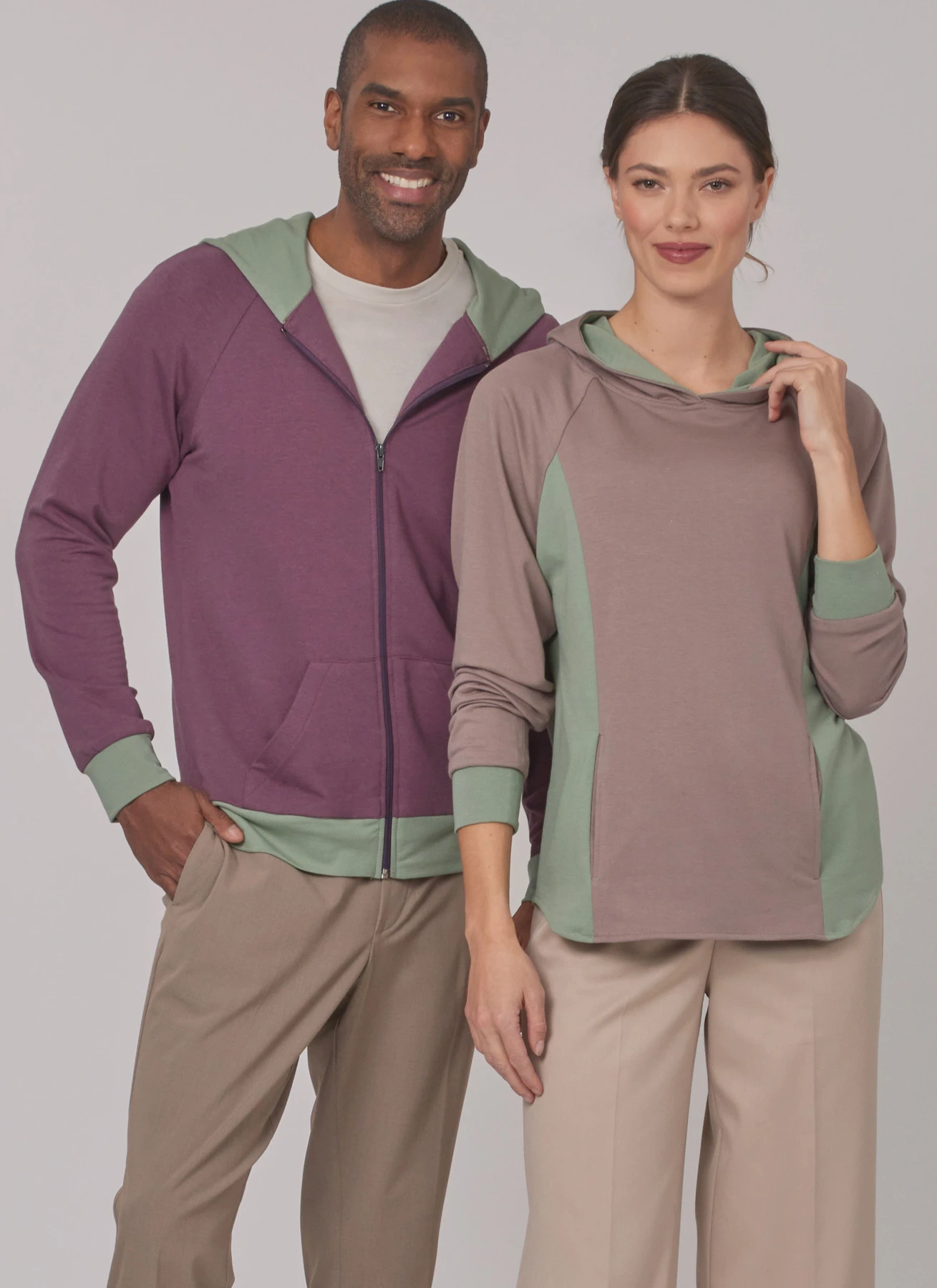 New Look Sewing Pattern Unisex Hoodies 2 New Look Sewing Pattern Unisex Hoodies