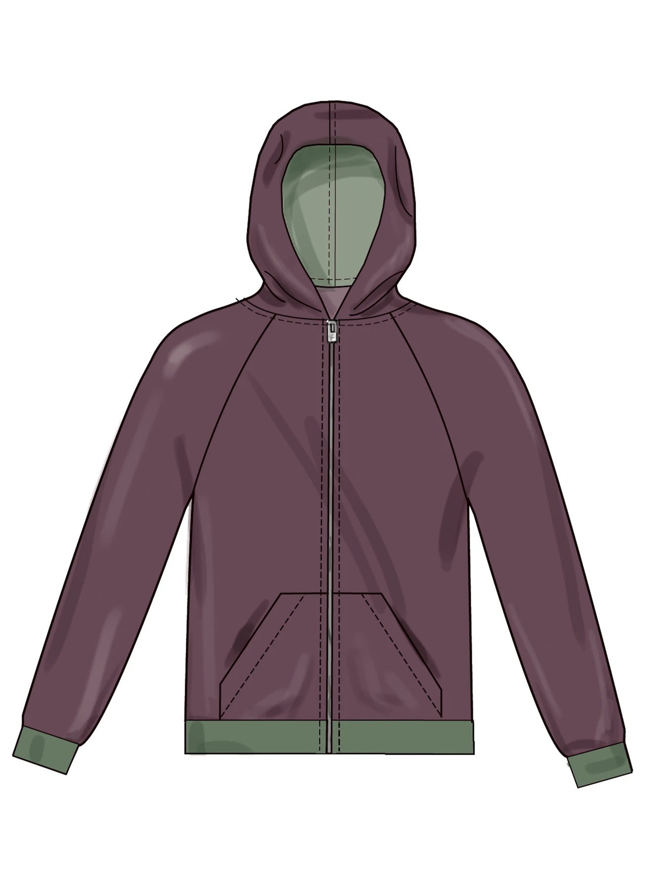 New Look Sewing Pattern Unisex Hoodies 4 New Look Sewing Pattern Unisex Hoodies