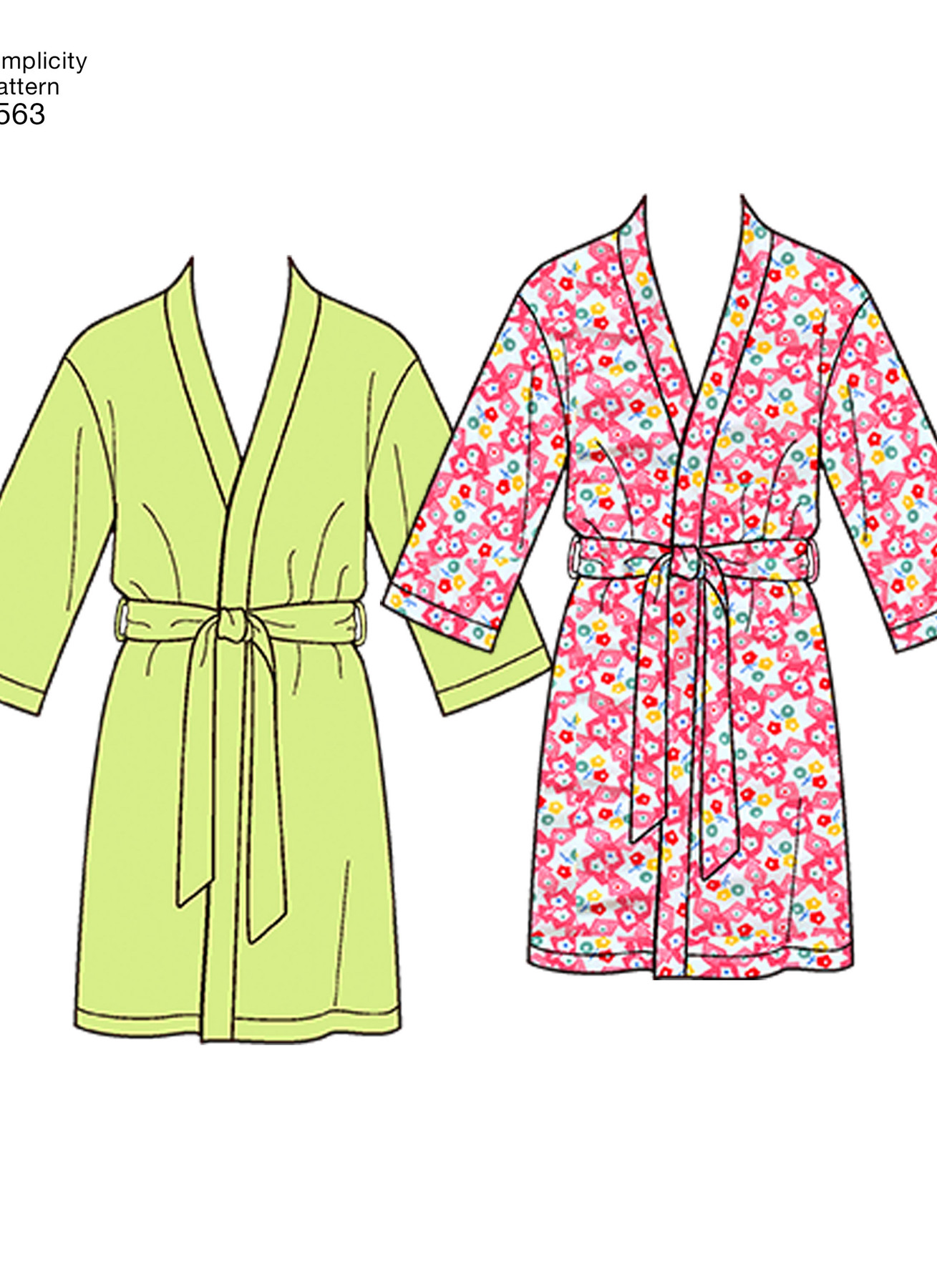Simplicity Sewing Pattern Misses', Men's & Teens' Lounge Wear 3 Simplicity Sewing Pattern Misses', Men's & Teens' Lounge Wear