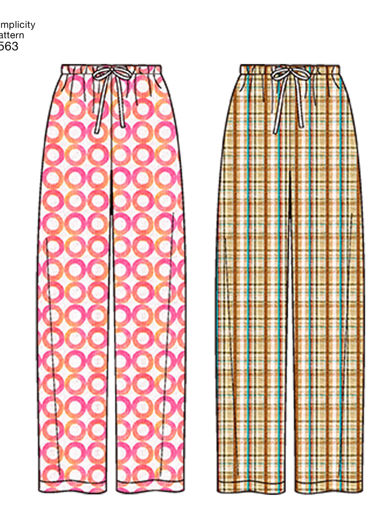 Simplicity Sewing Pattern Misses', Men's & Teens' Lounge Wear 4 Simplicity Sewing Pattern Misses', Men's & Teens' Lounge Wear