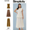 Simplicity Sewing Pattern Misses' Vest, Skirt and Pants by American Sewing Guild 16 Simplicity Sewing Pattern Misses' Vest, Skirt and Pants by American Sewing Guild