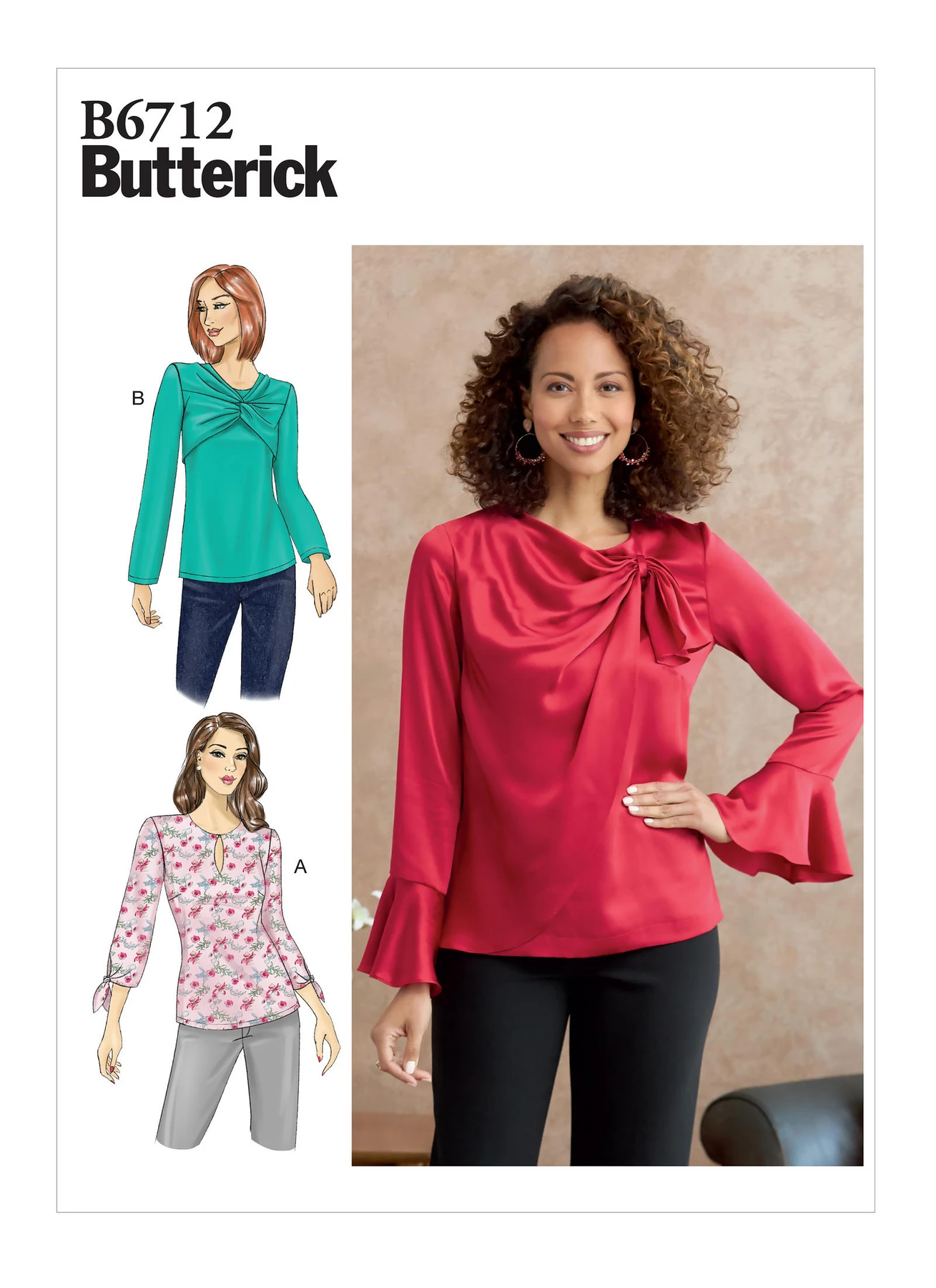 Butterick Sewing Pattern Misses' Top (PDF) 1 Butterick Sewing Pattern Misses' Top (PDF)