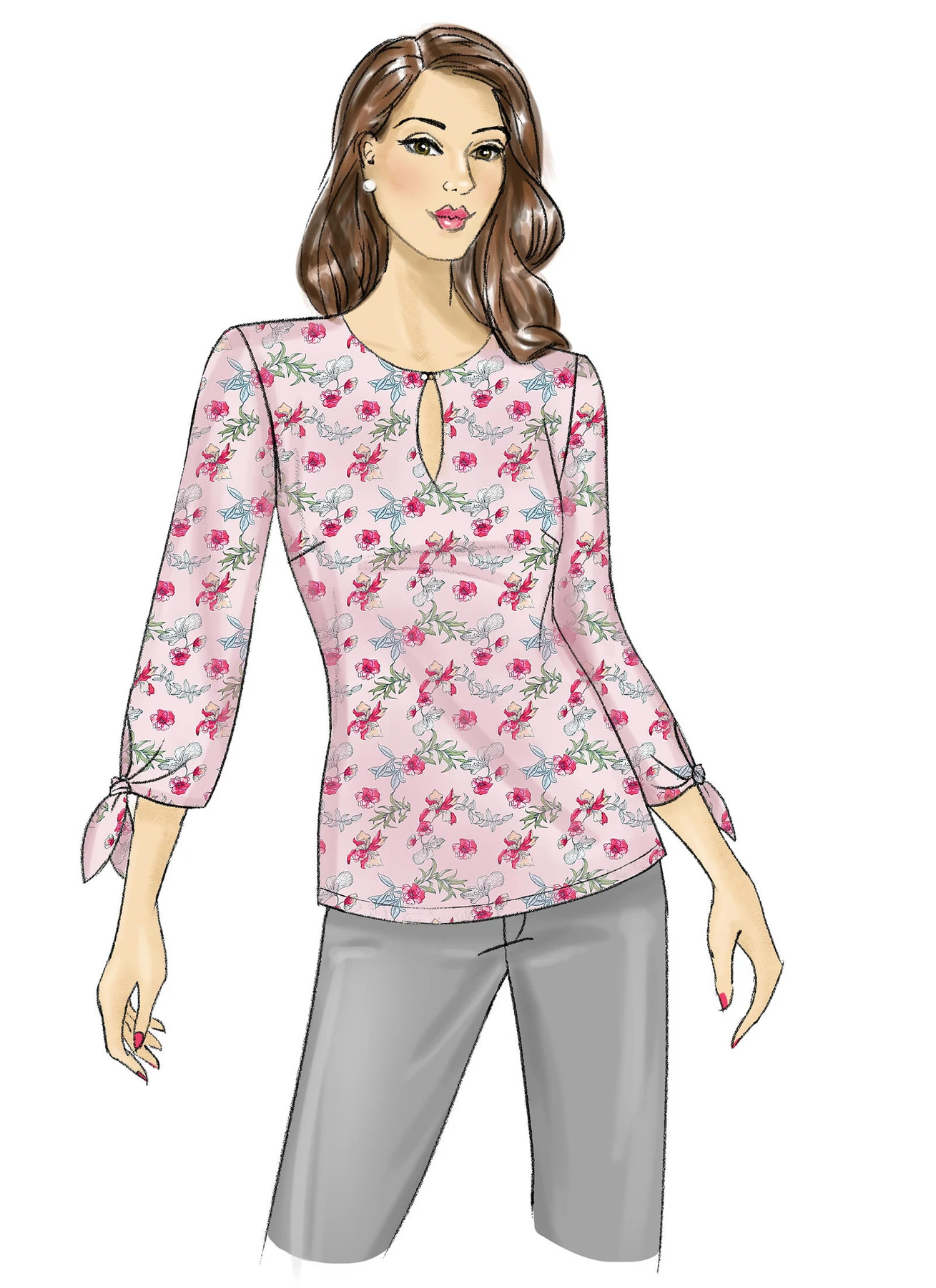 Butterick Sewing Pattern Misses' Top (PDF) 3 Butterick Sewing Pattern Misses' Top (PDF)