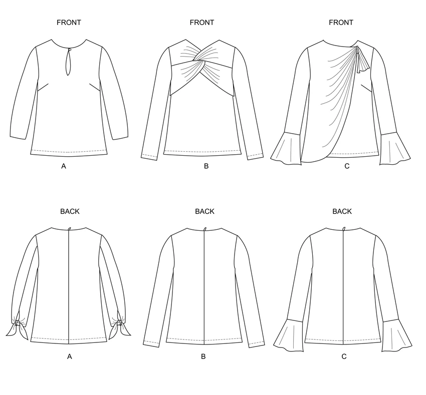Butterick Sewing Pattern Misses' Top (PDF) 5 Butterick Sewing Pattern Misses' Top (PDF)