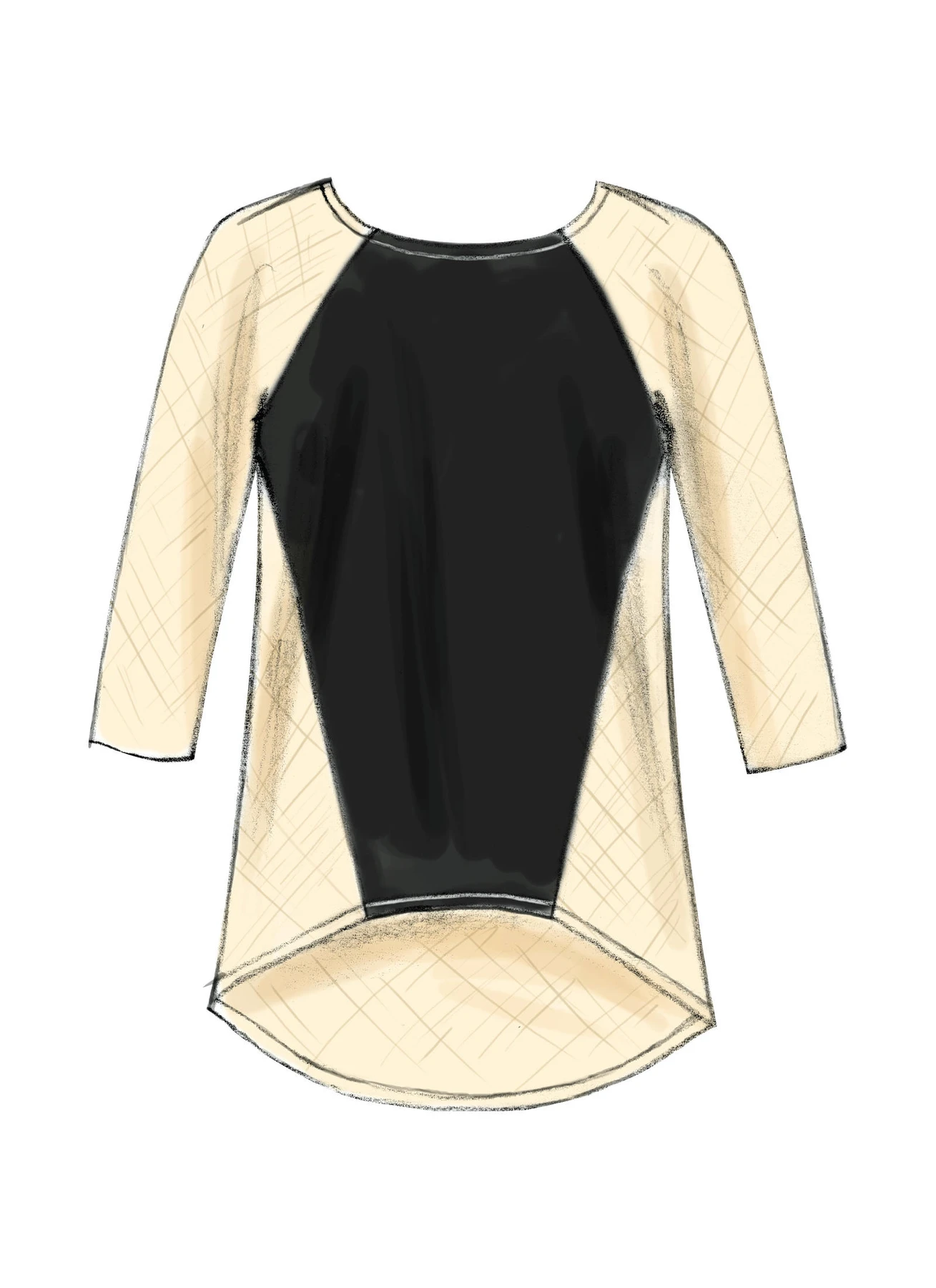 McCall's Sewing Pattern Misses' Seam-Detail Tops and Tunic (PDF) 3 McCall's Sewing Pattern Misses' Seam-Detail Tops and Tunic (PDF)