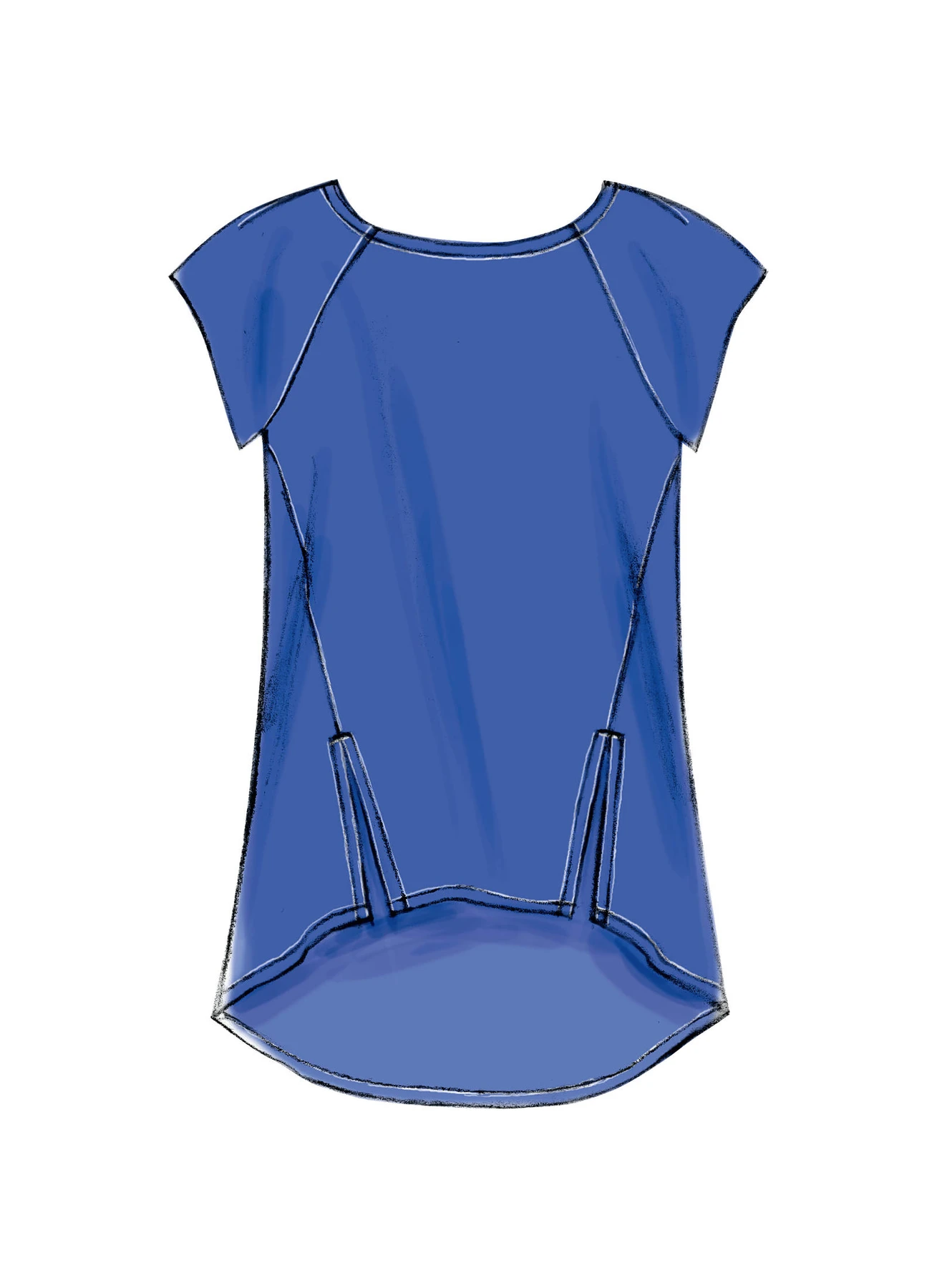 McCall's Sewing Pattern Misses' Seam-Detail Tops and Tunic (PDF) 5 McCall's Sewing Pattern Misses' Seam-Detail Tops and Tunic (PDF)