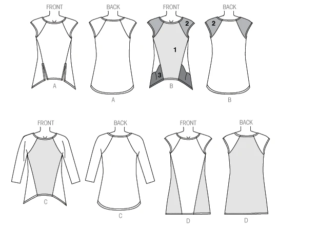 McCall's Sewing Pattern Misses' Seam-Detail Tops and Tunic (PDF) 8 McCall's Sewing Pattern Misses' Seam-Detail Tops and Tunic (PDF)