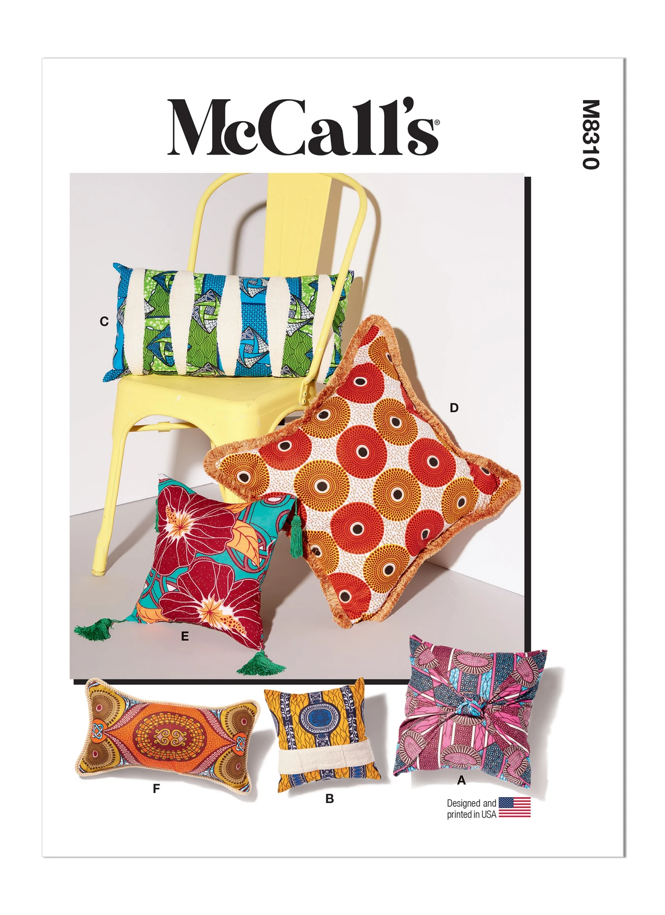 McCall's Sewing Pattern Pillows 1 McCall's Sewing Pattern Pillows