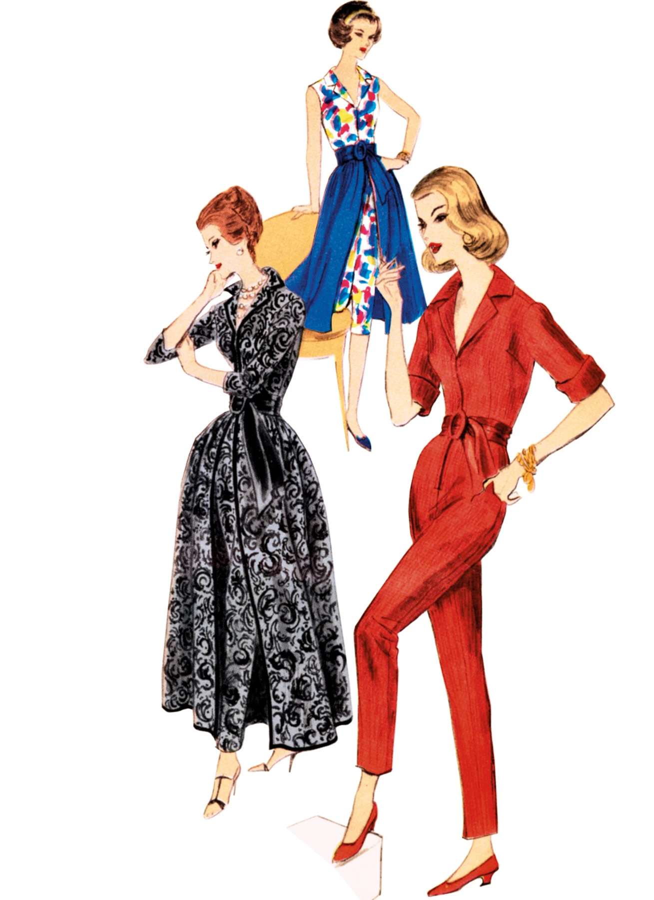 Vogue Patterns 1950s Misses' Slack Suit and Skirt (PDF) 2 Vogue Patterns 1950s Misses' Slack Suit and Skirt (PDF)