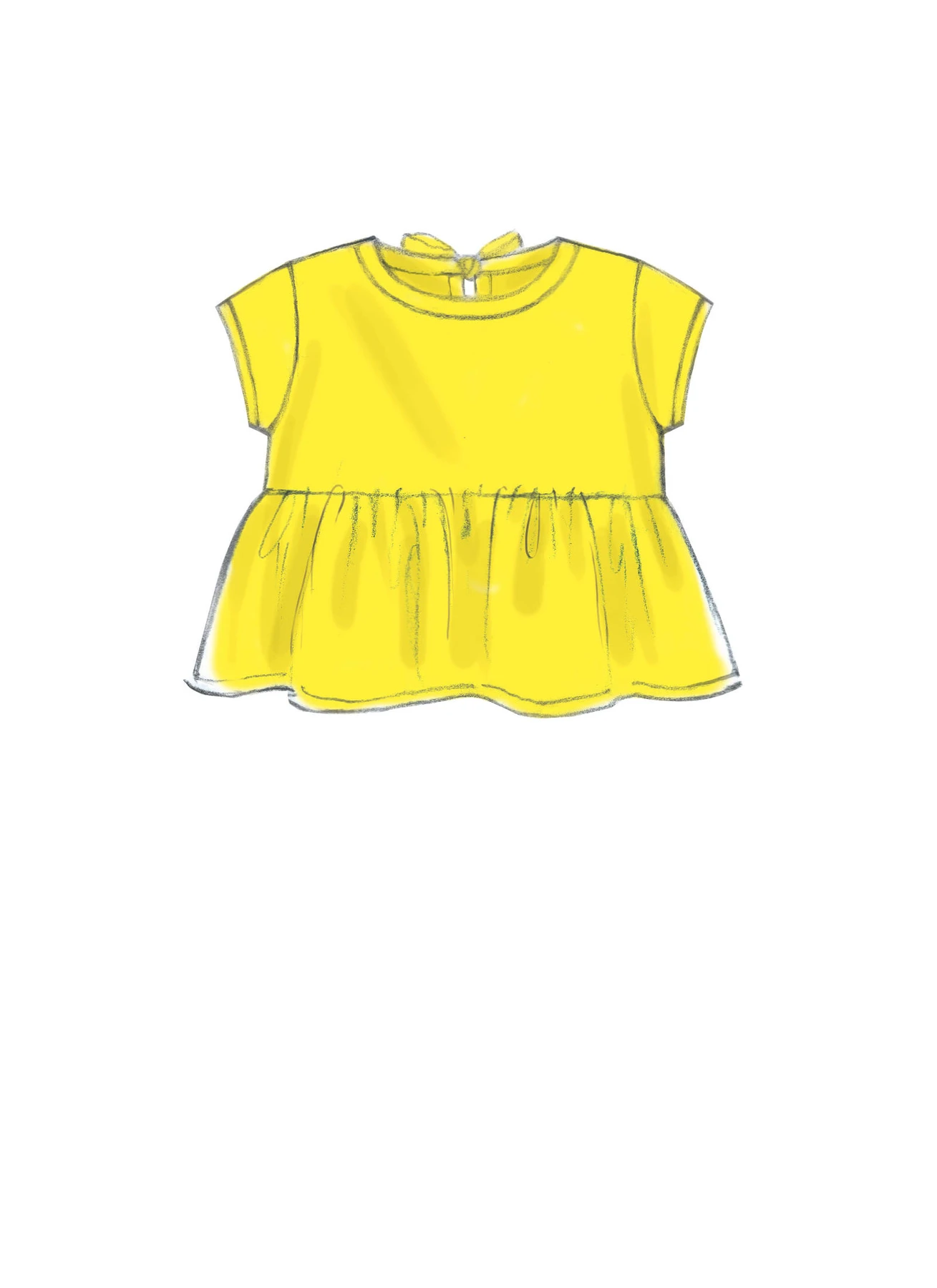 McCall's Sewing Pattern Toddlers' Gathered Tops, Dresses and Leggings 5 McCall's Sewing Pattern Toddlers' Gathered Tops, Dresses and Leggings