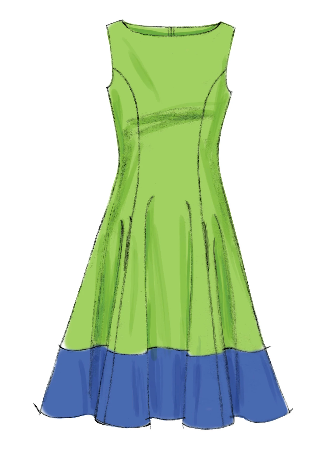 McCall's Sewing Pattern Misses'/Women's Petite Lined Fit and Flare Dresses 3 McCall's Sewing Pattern Misses'/Women's Petite Lined Fit and Flare Dresses