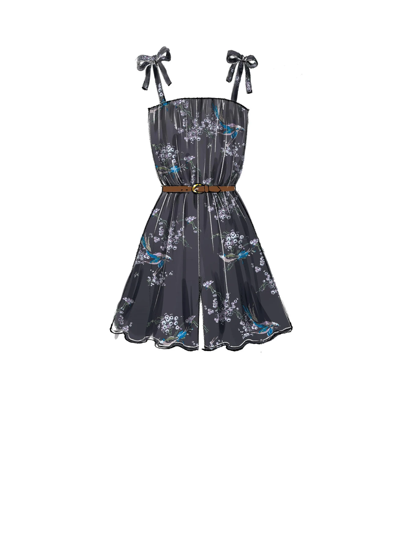 McCall's Sewing Pattern Misses' Off-the-Shoulder Top, Romper, and Jumpsuit With Ties, and Pull-On Pants (PDF) 3 McCall's Sewing Pattern Misses' Off-the-Shoulder Top, Romper, and Jumpsuit With Ties, and Pull-On Pants (PDF)