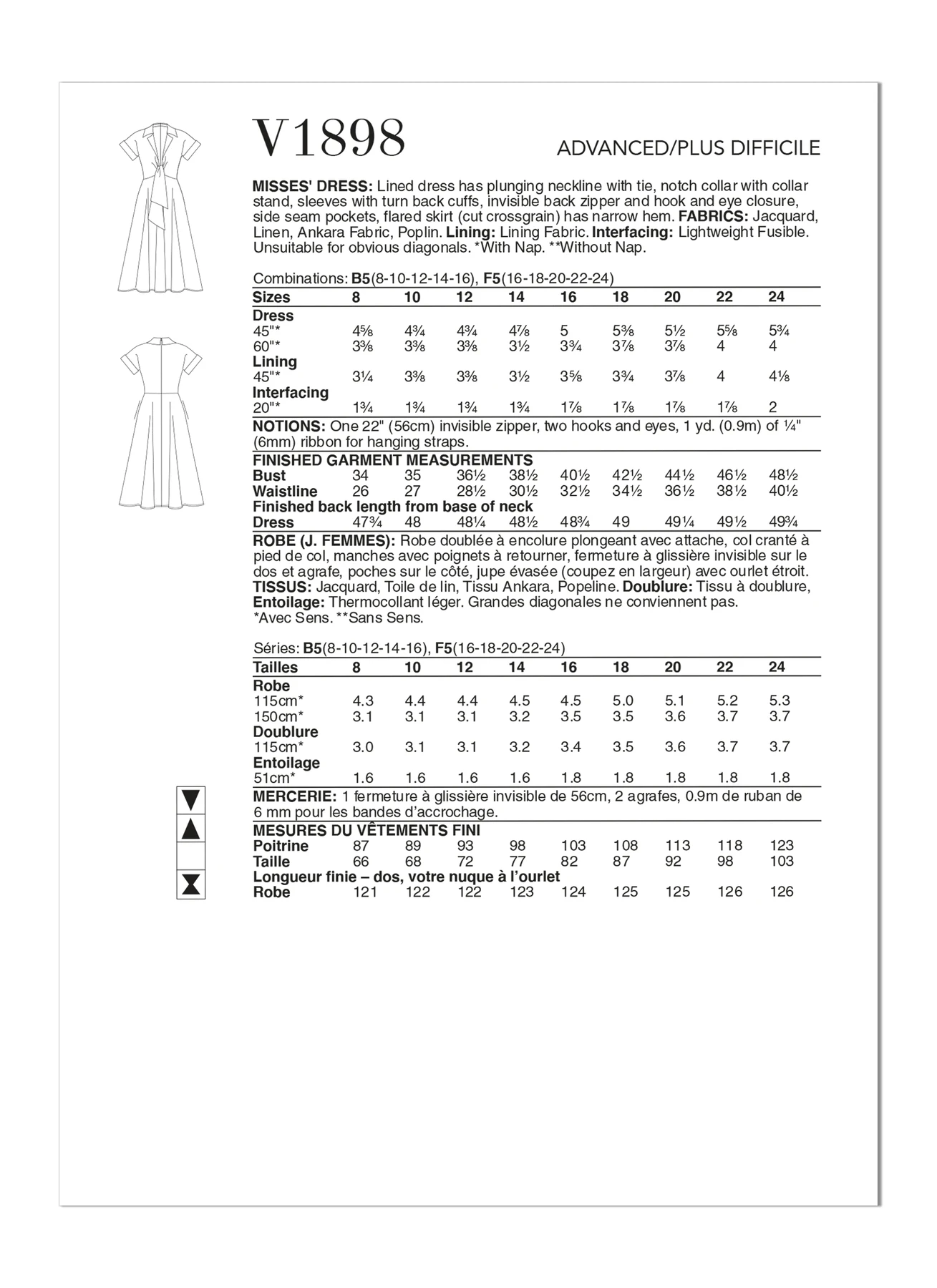 Vogue Patterns Misses' Dress by Badgley Mischka 4 Vogue Patterns Misses' Dress by Badgley Mischka