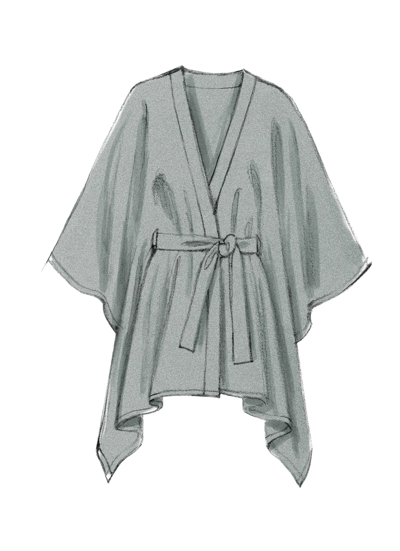 McCall's Sewing Pattern Misses' Ponchos and Belt (PDF) 4 McCall's Sewing Pattern Misses' Ponchos and Belt (PDF)