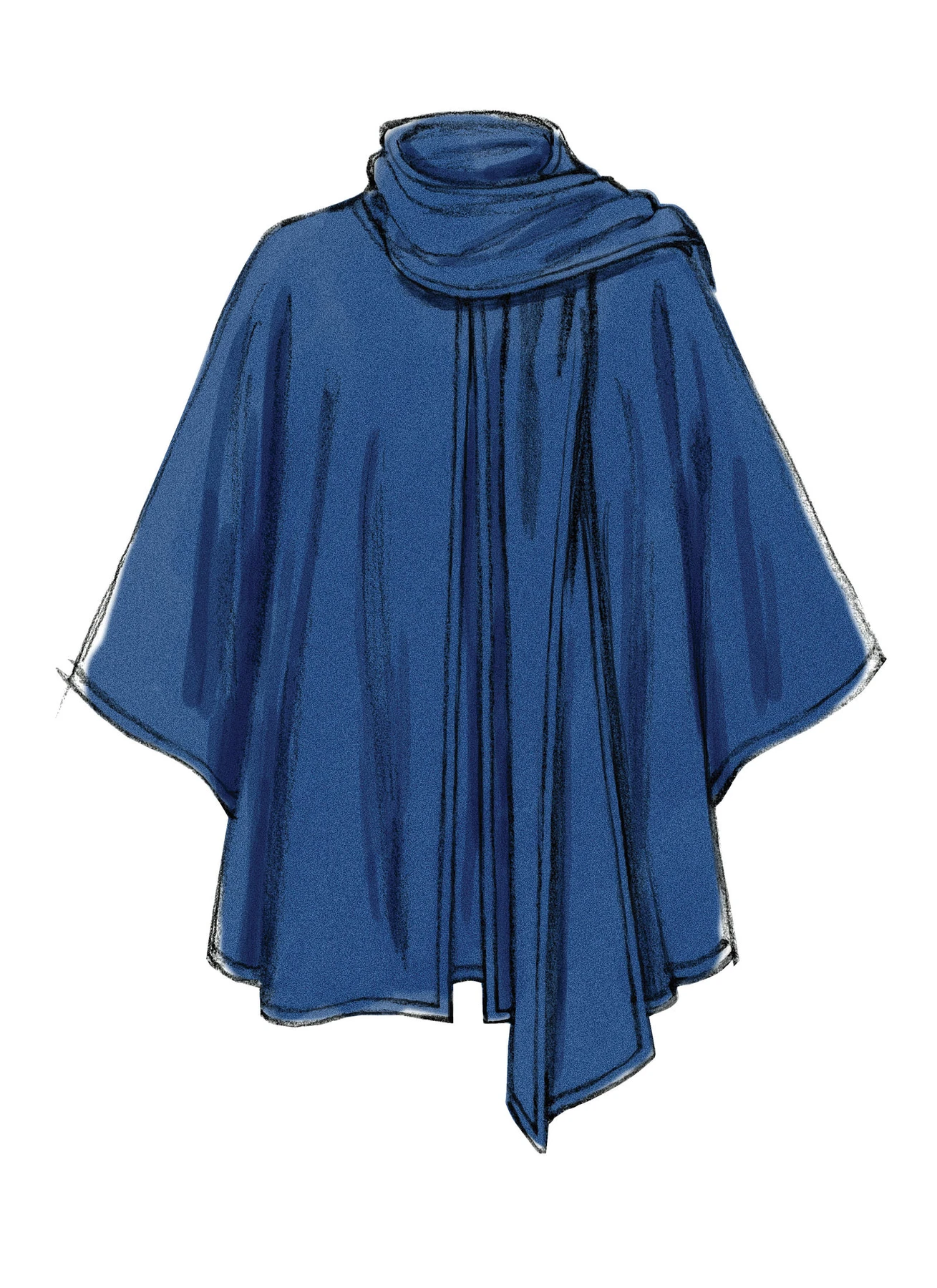 McCall's Sewing Pattern Misses' Ponchos and Belt (PDF) 5 McCall's Sewing Pattern Misses' Ponchos and Belt (PDF)