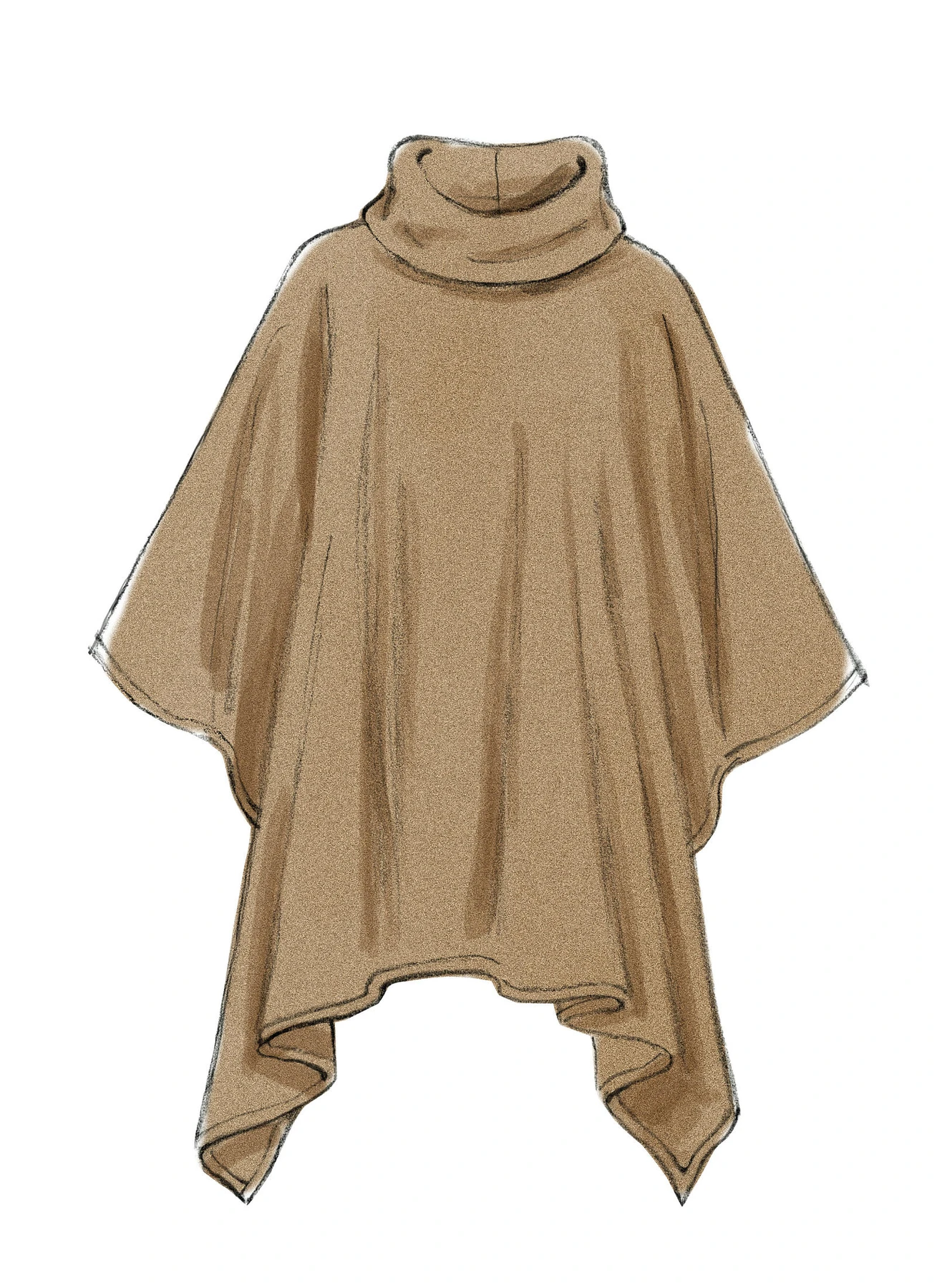 McCall's Sewing Pattern Misses' Ponchos and Belt (PDF) 6 McCall's Sewing Pattern Misses' Ponchos and Belt (PDF)