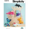 Simplicity Sewing Pattern Plush Dinosaurs and Dragons by Carla Reiss Design 20 Simplicity Sewing Pattern Plush Dinosaurs and Dragons by Carla Reiss Design