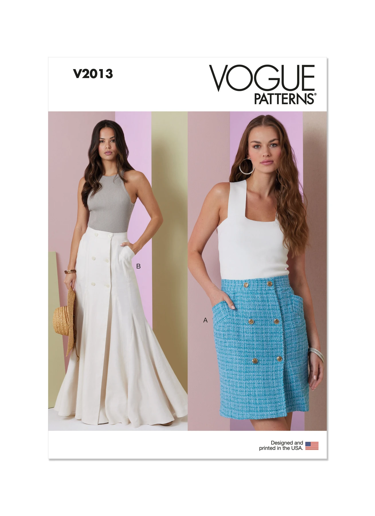 Vogue Patterns Misses' Skirt in Two Lengths 1 Vogue Patterns Misses' Skirt in Two Lengths